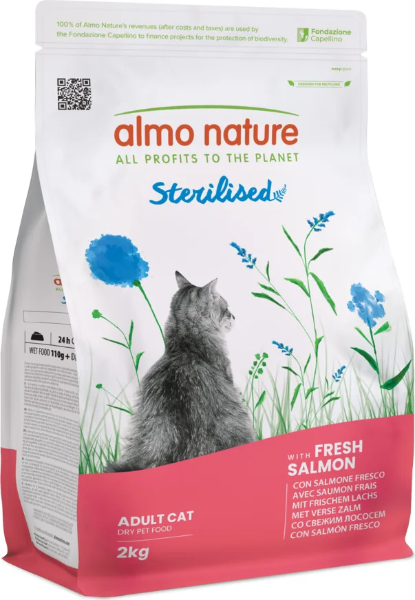 Almo Nature Kattenvoer Droog Sterilised Zalm 2 kg