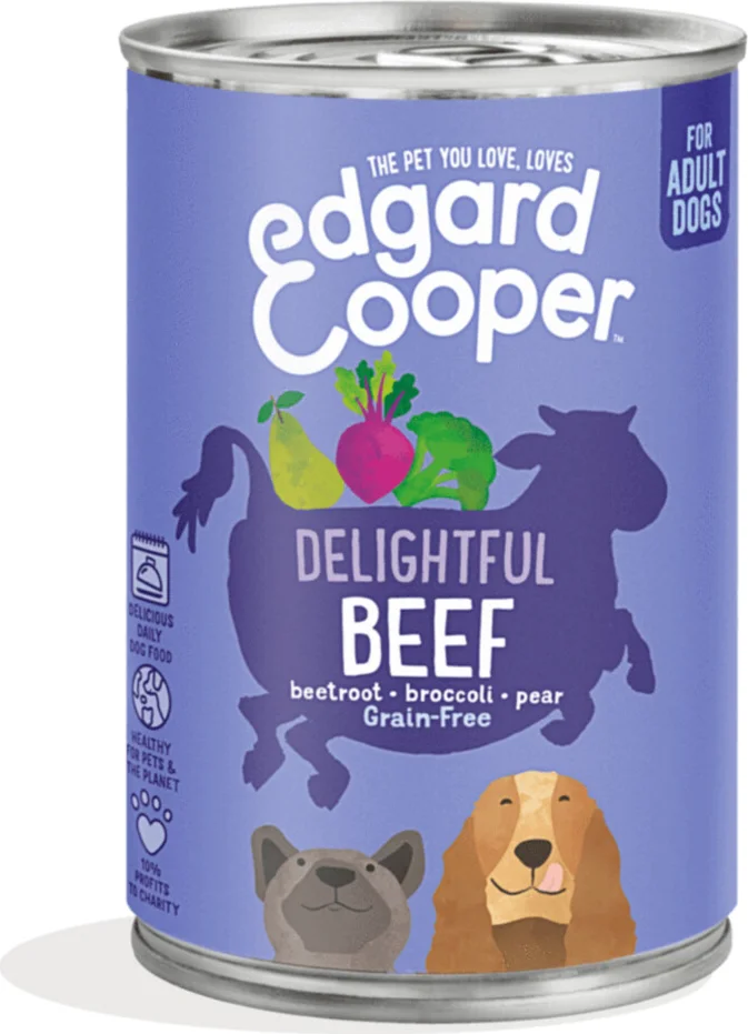Edgard & Cooper Blik Vers Vlees Hondenvoer Rund 400 gr