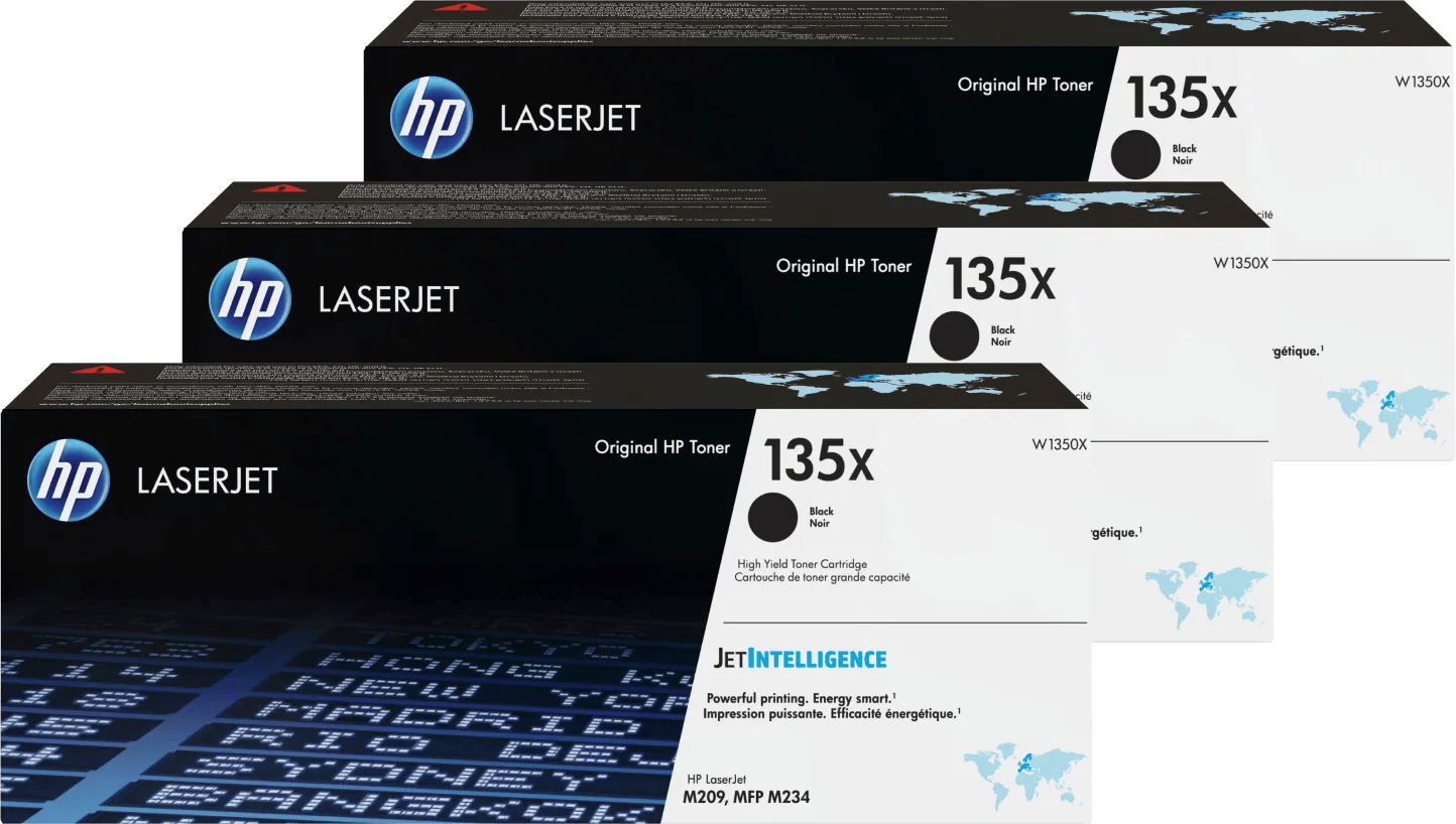 HP 135X LaserJet Toner Zwart (3 stuks)