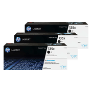 HP 135X LaserJet Toner Zwart (3 stuks)