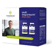 Vitakruid Multi Dag & Nacht Man 50+ 100% Vegan 2 x 90 180TB