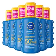 6x NIVEA Sun Protect & Hydrate Zonnebrand SPF 50+ 200 ml