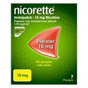 Nicorette Pleister 15mg Invisipatch 7ST