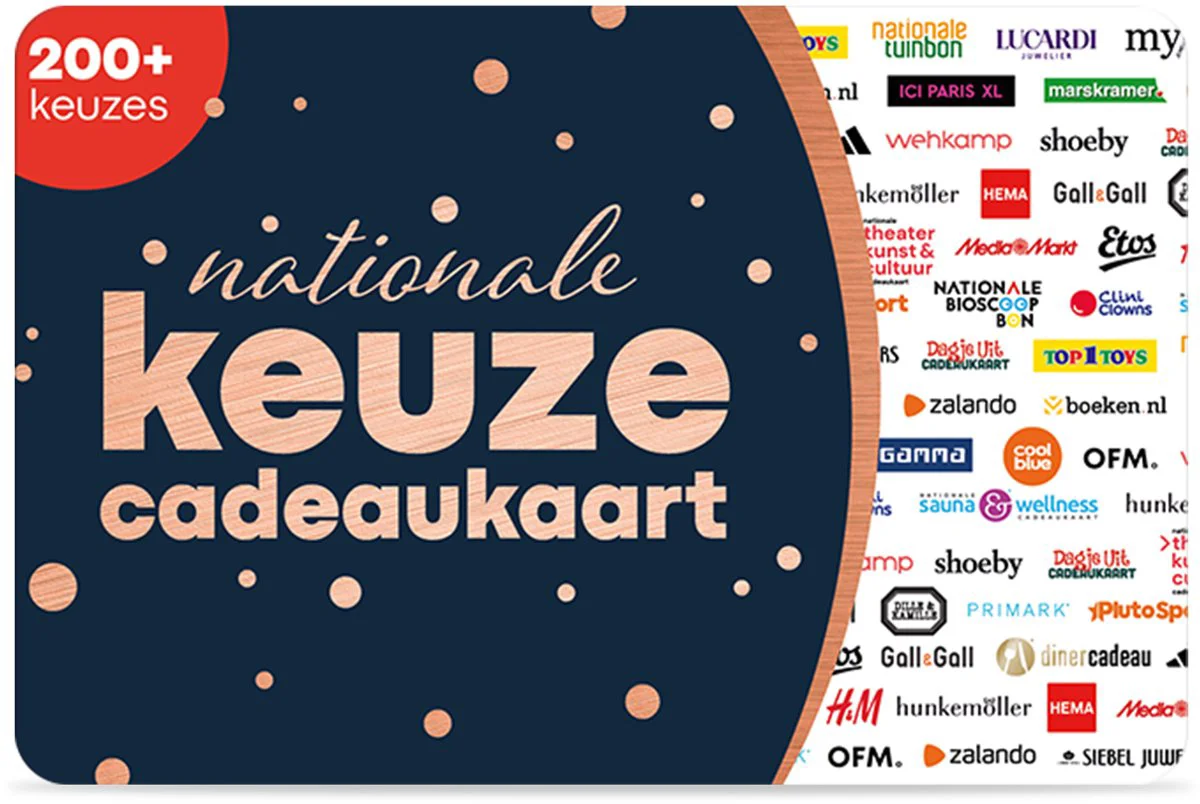Nationale Keuze Cadeaukaart - 50 euro
