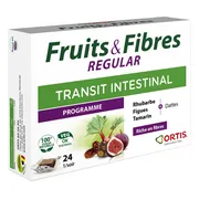 Ortis Vruchten & Vezels Regular Darmtransit Blokjes 24ST