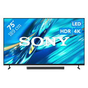 Sony Bravia 3 II Led 75" (2026) + Sony HT-S2000 Zwart