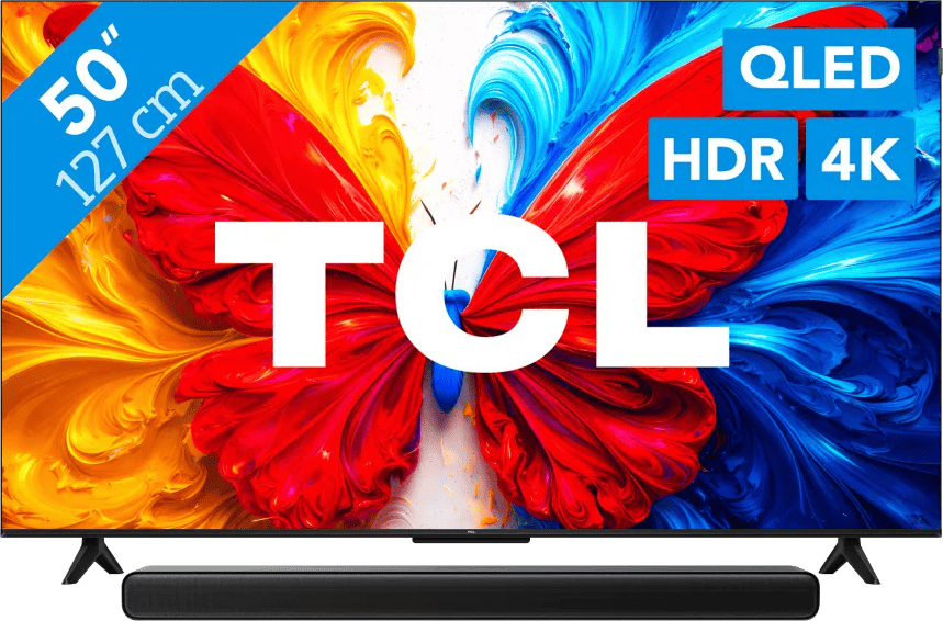 TCL 50" QLED S5L 4K (2026) + TCL S45H 2.0 Soundbar