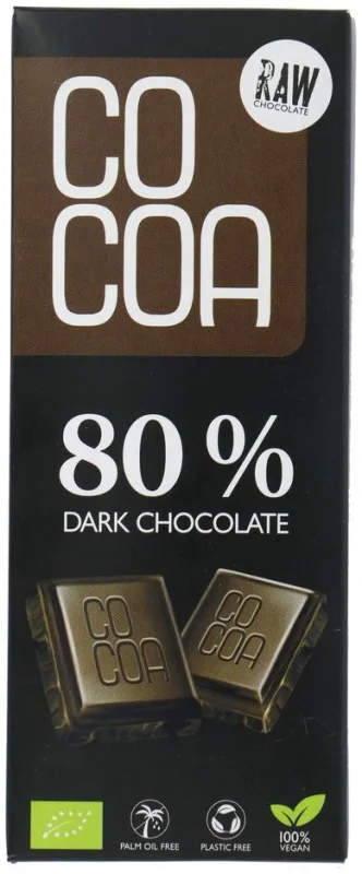 Cocoa 80% Dark Chocolate Reep 40GR