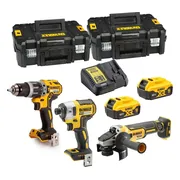 DeWALT DCK384P2T Accu combiset 3-delig 18V XR 5.0Ah in TSTAK