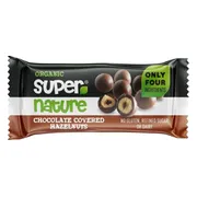 Super Nature Organic Chocolate Covered Hazelnuts 40GR