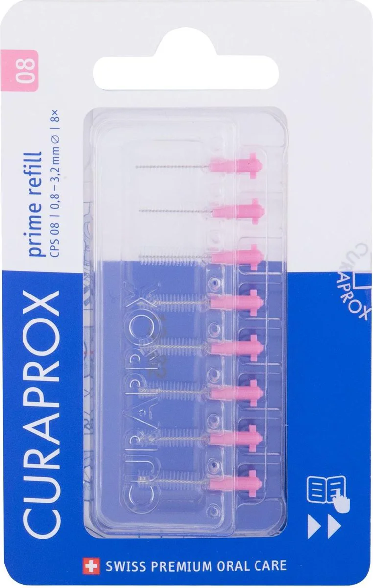 Curaprox Prime Refill 08 Rager 8ST