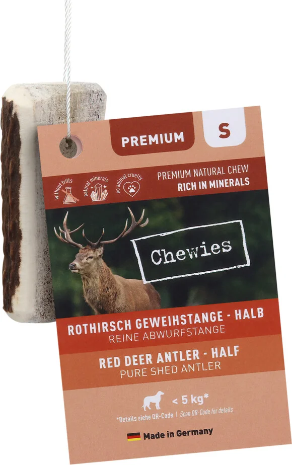 5x Chewies Edelherten Gewei Stang S Half 50 gr