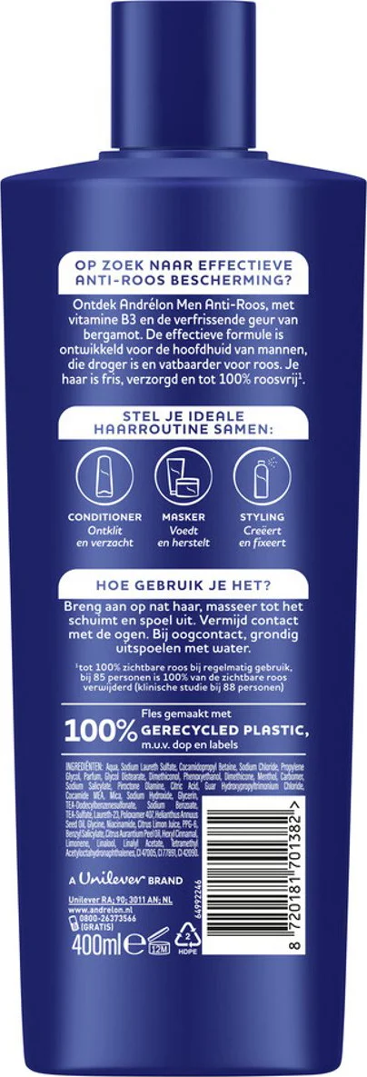 Andrélon Shampoo Anti-roos For Men 400 ml