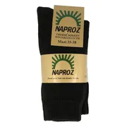 Naproz Thermo Sokken Zwart Maat 35-38 3 Paar 3PR