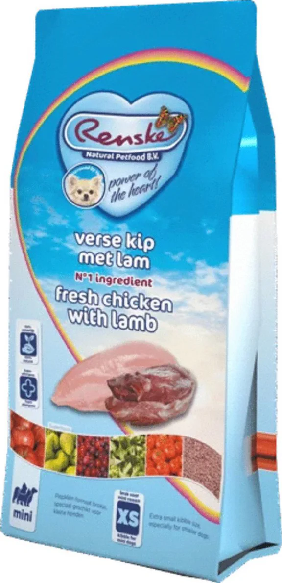 Renske Super Premium Adult Mini Hondenvoer Kip & Lam 6,5 kg