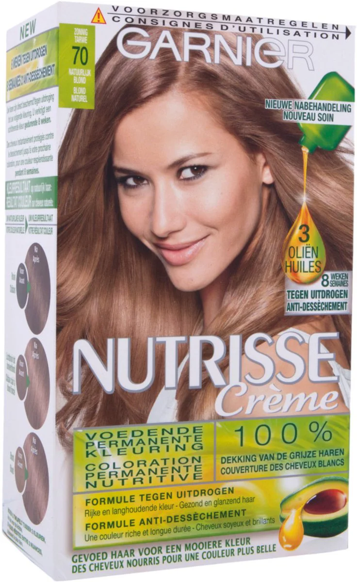 Garnier Nutrisse Ultra Crème Permanente Haarkleuring 7.0 Natuurlijk Blond