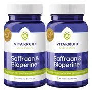 2x Vitakruid Saffraan & Bioperine 60 vegancapsules