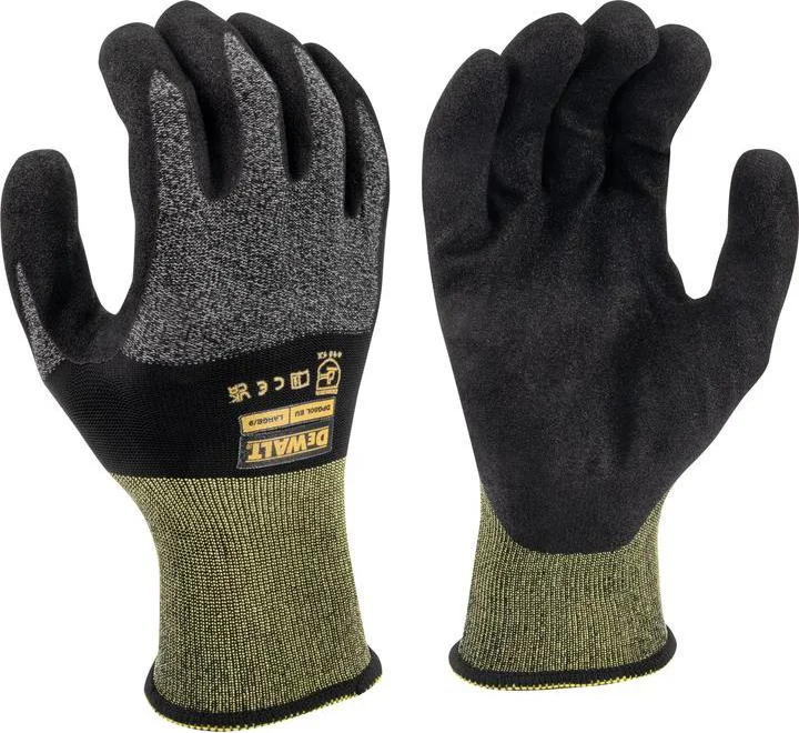DeWALT DPG80 Handschoenen 13GA Nylon Sandy Nitrile L