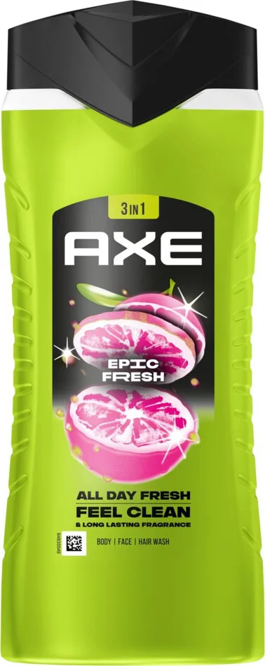 12x Axe 3-in-1 Douchegel Epic Fresh 400 ml