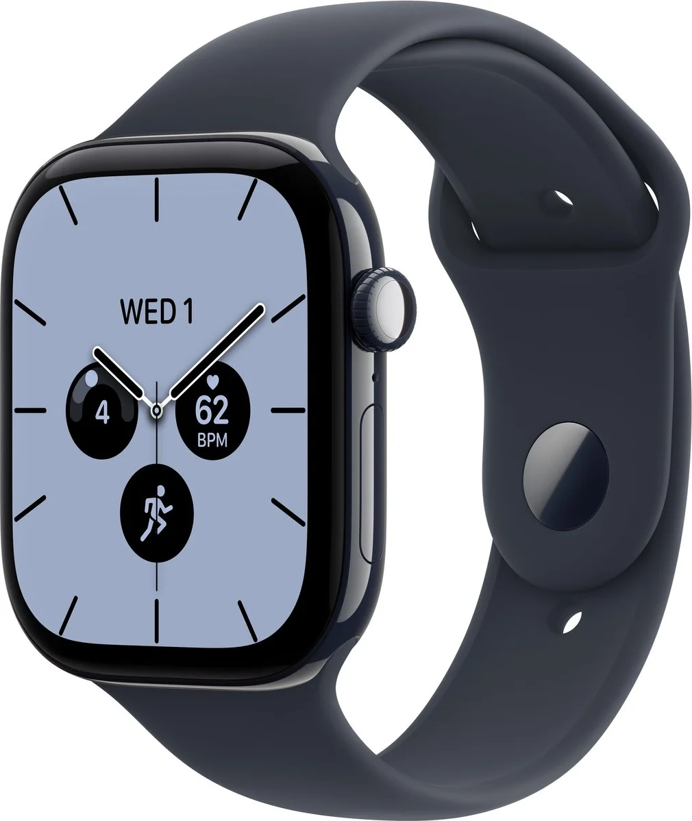 Apple Watch Series 12 Cellular 46mm Keramiek Nachtblauw Sportband S/M