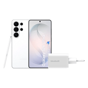 Samsung Galaxy S26 Ultra 1TB Wit 5G + BlueBuilt Oplader 65 Watt Wit