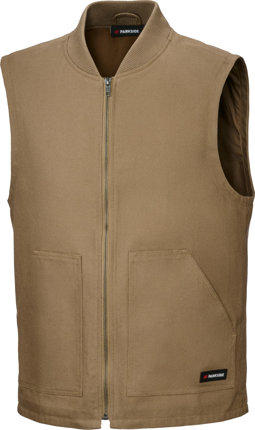 PARKSIDE Canvas heren bodywarmer (Beige, XL)