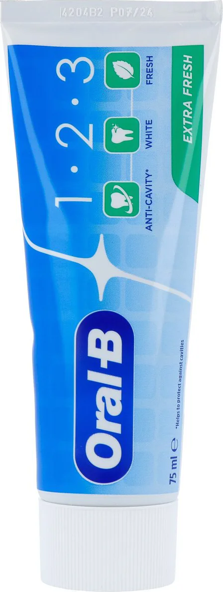 Oral-B 1-2-3 Extra Fresh Tandpasta 75ML