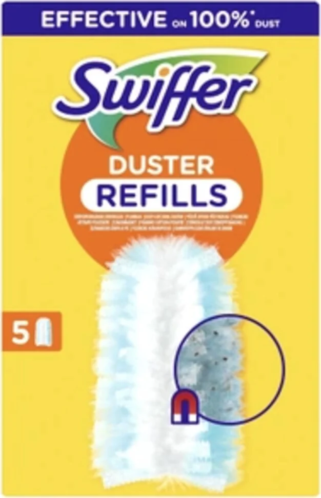 Swiffer Duster Navullingen - Vangt En Houdt 3x Meer Stof En Haar Vast T.O.V. Traditionele Plumeau - Effectief op 100% van het stof - 54 Navullingen