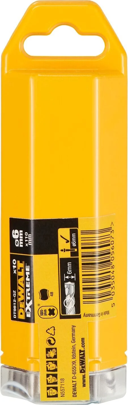 DeWALT DT9812 Boor SDS-Plus EXTREME 2™ 6x110mm VE=10