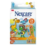 Nexcare Bandages Happy Kids 19 mm x 72 mm 20ST