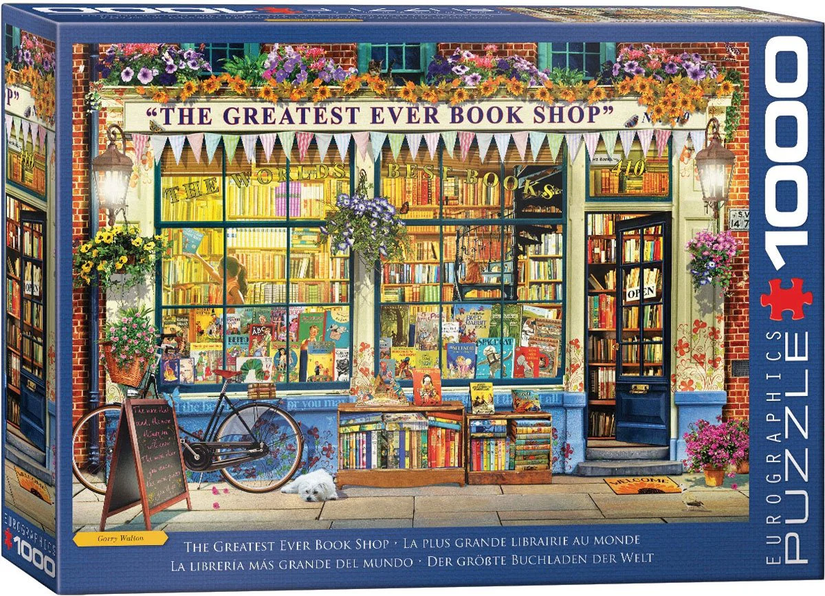 Eurographics - De Beste Boekwinkel Ooit (The Greatest Ever Book Shop) - 1000 stukjes - Legpuzzel