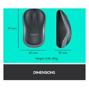 Logitech MK270 - Draadloos Toetsenbord en Muis - Qwerty