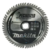 Makita Cirkelzaagblad voor Hout | Efficut | Ø 165mm Asgat 20mm 60T - B-69864