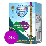 24x Renske Vers Tetra Hondenvoer Nat Kalkoen met Eend 185 gr