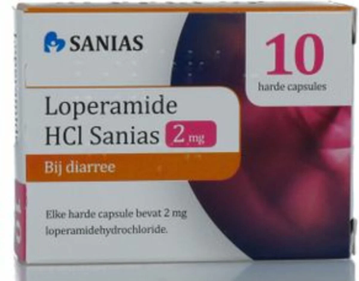 Sanias Loperamide HCL 2mg 10 capsules