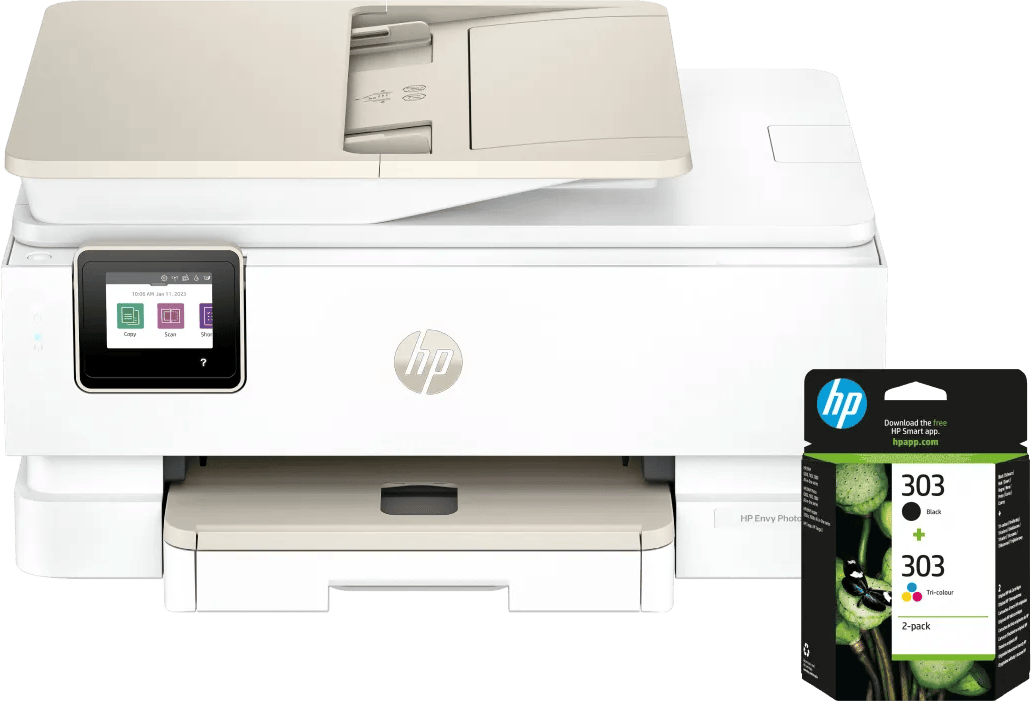 HP Envy Photo 7930 All-in-One + 1 set extra cartridges