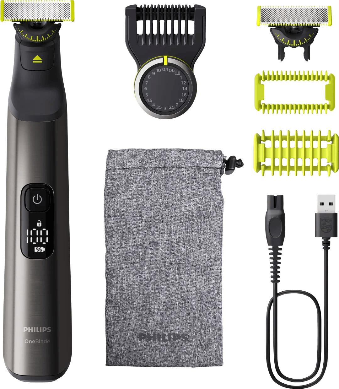 Philips OneBlade Pro 360 QP6552/30 Face & Body Zilver