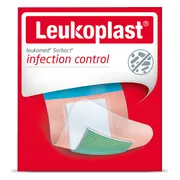 Leukoplast Leukomed Sorbact Bacteriënbindende Eilandpleister 5 cm x 7,2 cm 3 stuks