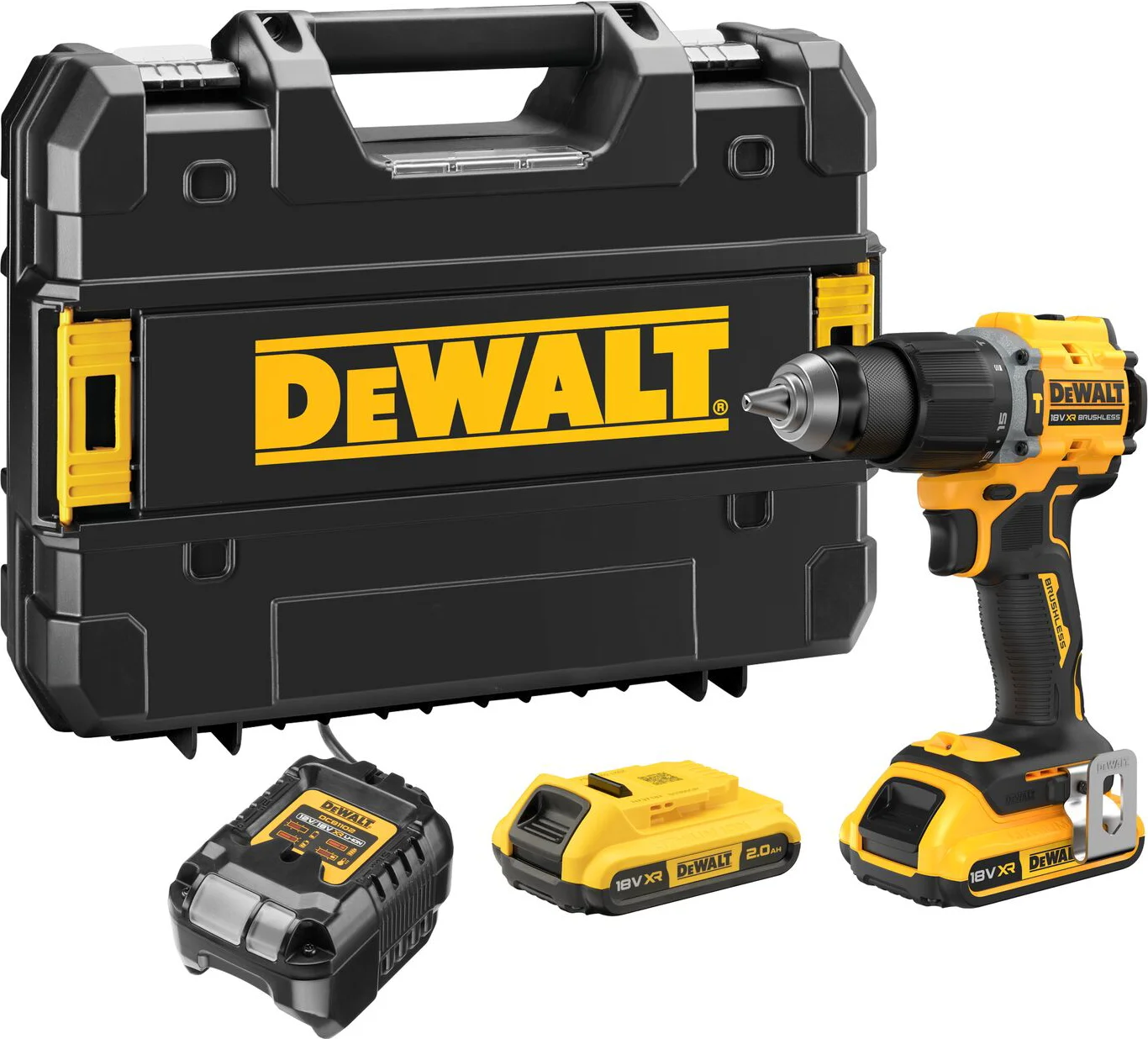 DeWALT DCD799D2T Accu klop-/schroefboormachine 18V XR 2.0Ah in TSTAK