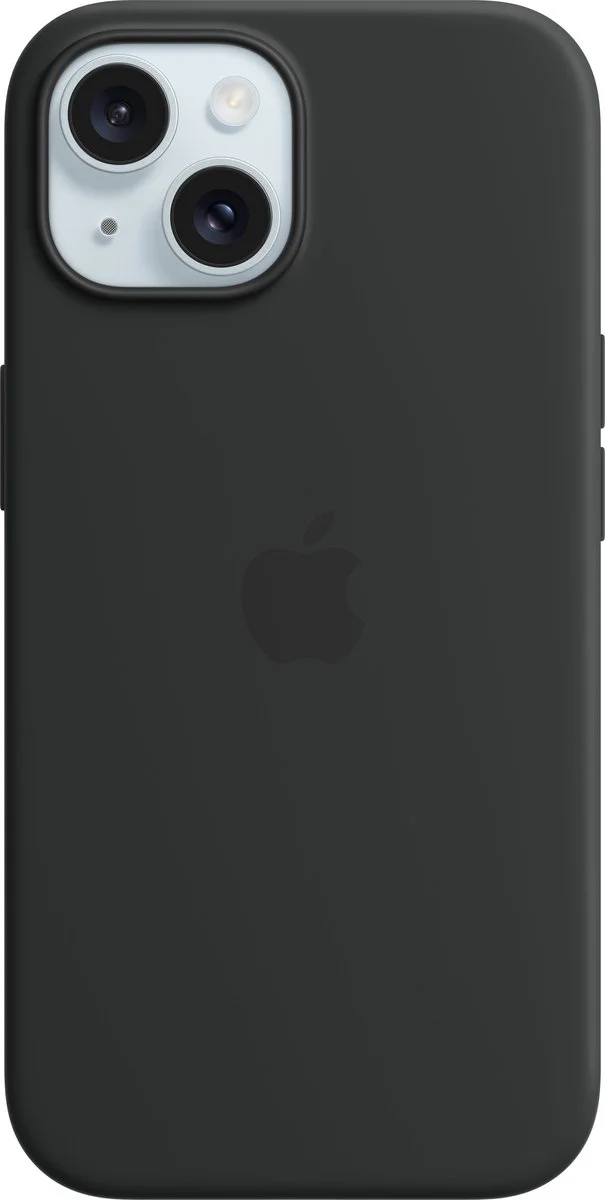 Apple iPhone 15 Back Cover met MagSafe Zwart