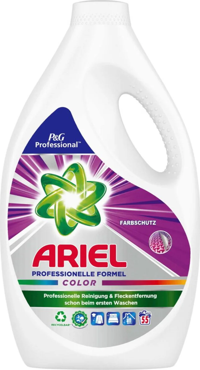 Ariel Vloeibaar Wasmiddel Gekleurd 55 Wasbeurten 2,75 liter