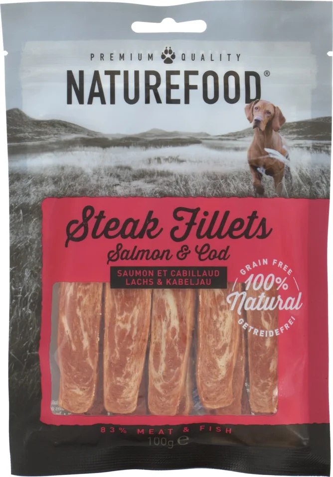 8x Rosewood Naturefood Steak Filet Zalm 100 gr