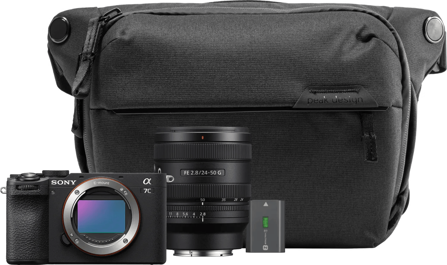 Sony A7C II Zwart Travel Kit