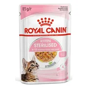 96x Royal Canin Kitten Sterilised Jelly Kattenvoer Nat 85 gr