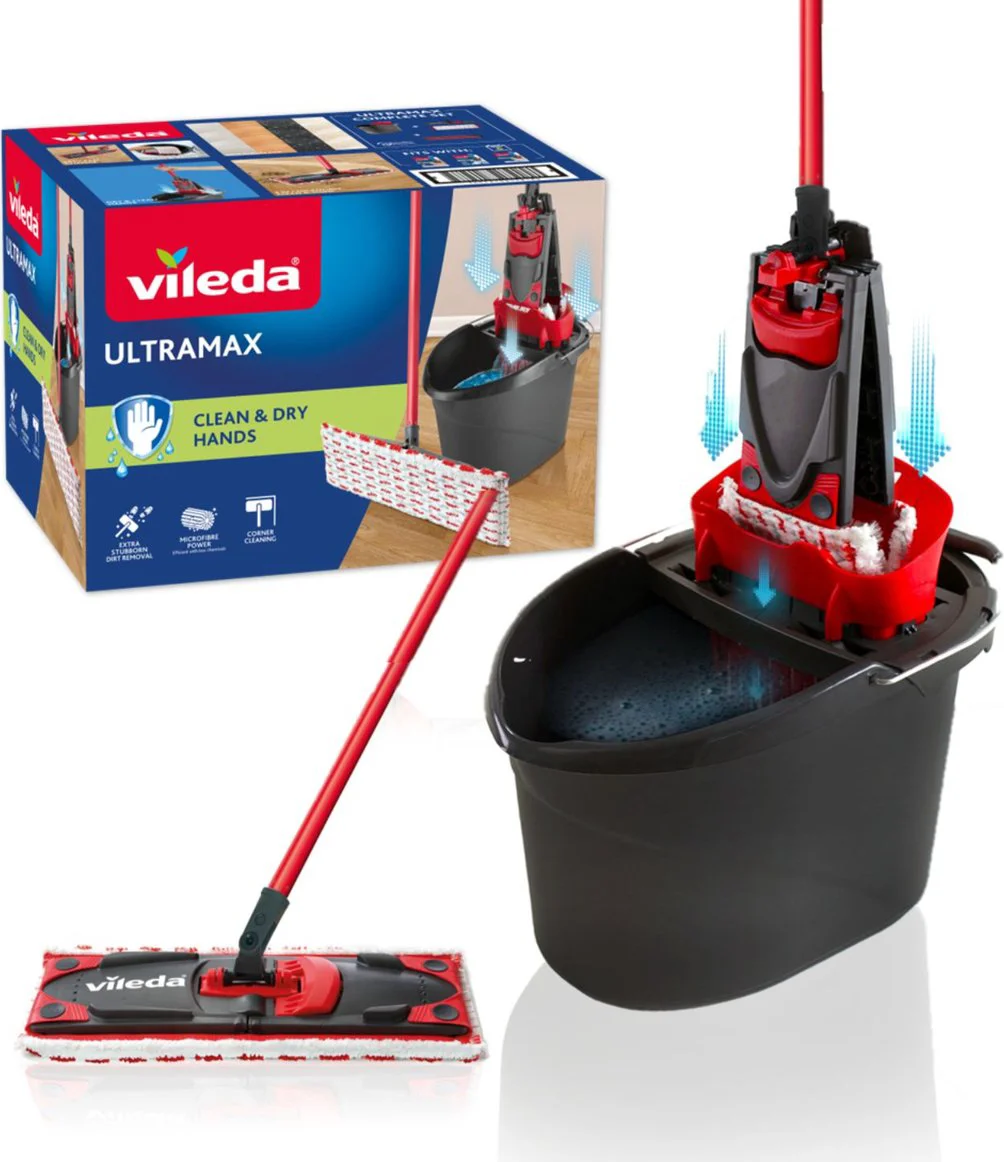 Vileda Ultra-Max + Emmer Compleet Systeem