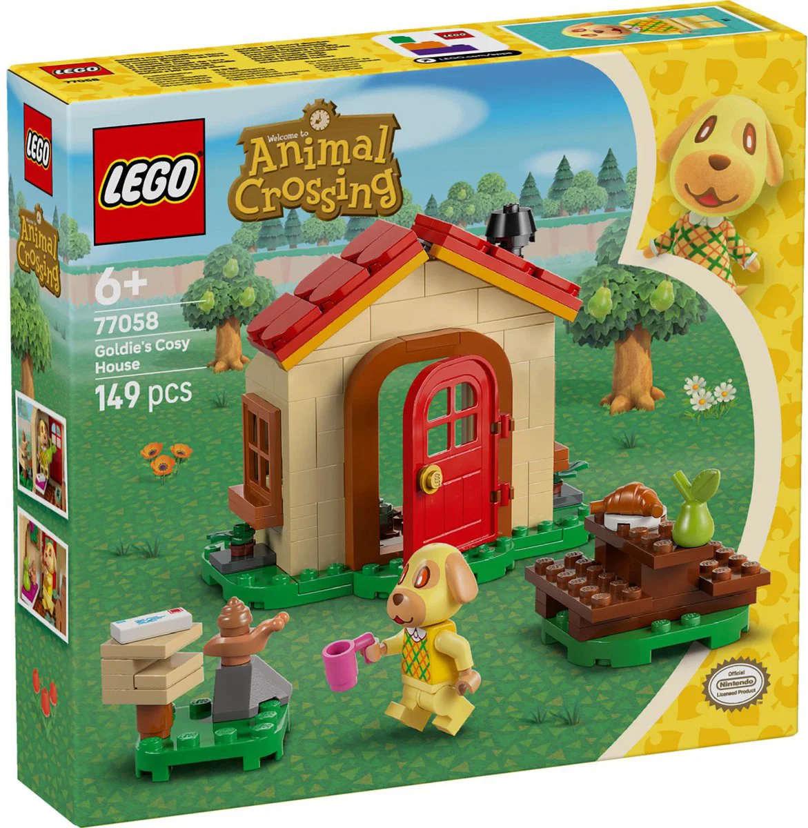 LEGO Animal Crossing Goldies knusse huisje 77058