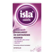 Isla Cassis Keelpastilles - bij kriebelhoest en kortdurende heesheid 60ST