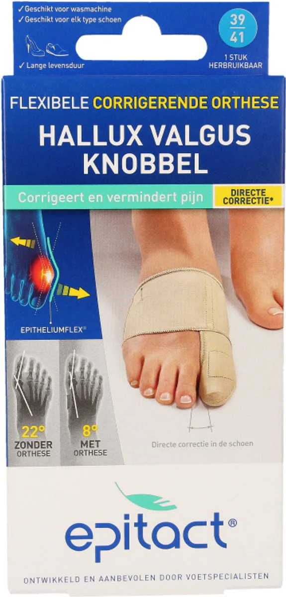 Epitact Hallux Valgus Corrigerende Orthese Maat 39-41