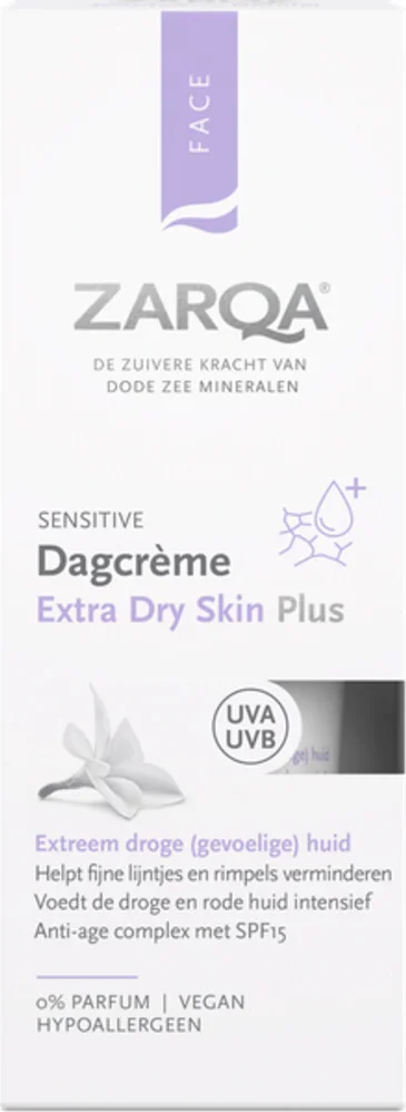 3x Zarqa Extra Dry Skin Dagcrème Plus 50 ml