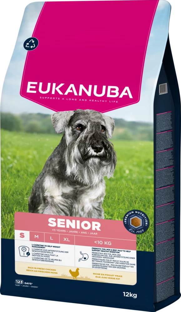 Eukanuba Hondenvoer Droog Life Care Dog Senior Small Kip 12 kg